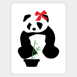 Disappointed Panda Magnet